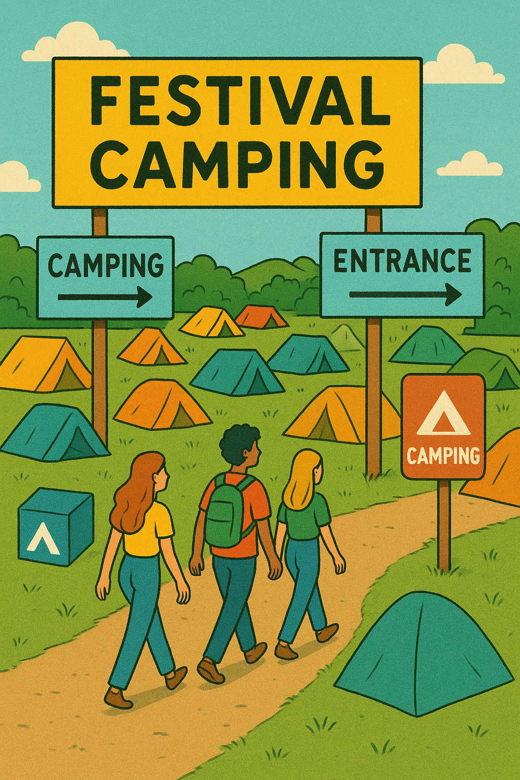 Le camping : le Ouesti’camp